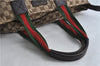 Authentic GUCCI Web Sherry Line Tote Bag GG Canvas Leather 131231 Brown 9719C