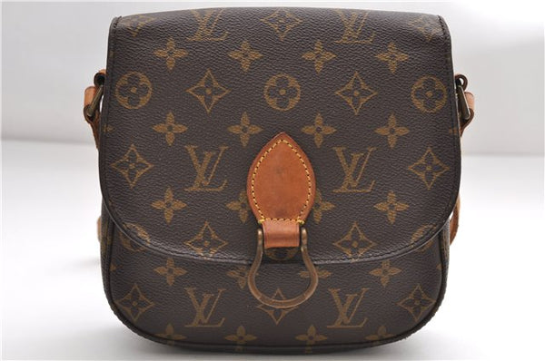 Auth Louis Vuitton Monogram Saint Cloud MM Shoulder Cross Bag M51243 LV 9720D
