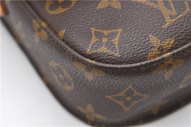 Auth Louis Vuitton Monogram Saint Cloud MM Shoulder Cross Bag M51243 LV 9720D