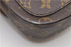 Auth Louis Vuitton Monogram Saint Cloud MM Shoulder Cross Bag M51243 LV 9720D