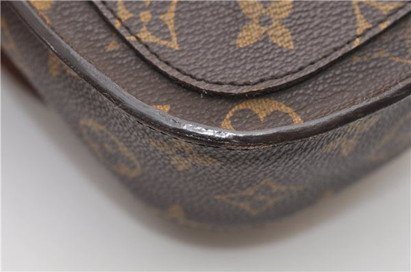 Auth Louis Vuitton Monogram Saint Cloud MM Shoulder Cross Bag M51243 LV 9720D