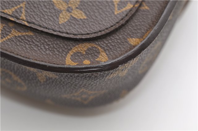 Auth Louis Vuitton Monogram Saint Cloud MM Shoulder Cross Bag M51243 LV 9720D