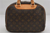 Authentic Louis Vuitton Monogram Trouville Hand Bag Purse M42228 LV 9720E