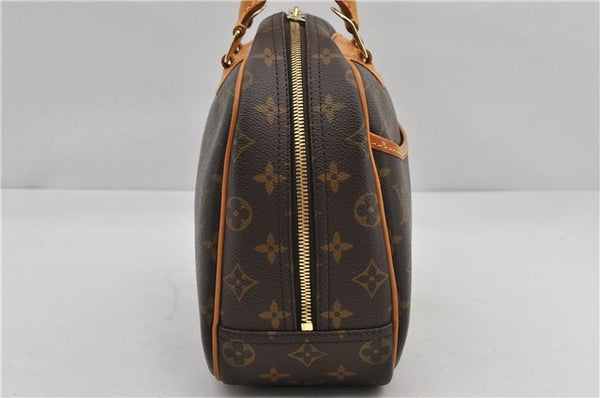 Authentic Louis Vuitton Monogram Trouville Hand Bag Purse M42228 LV 9720E