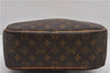 Authentic Louis Vuitton Monogram Trouville Hand Bag Purse M42228 LV 9720E