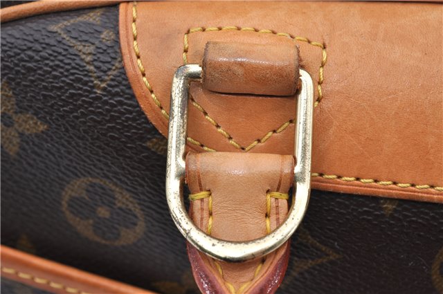 Authentic Louis Vuitton Monogram Trouville Hand Bag Purse M42228 LV 9720E