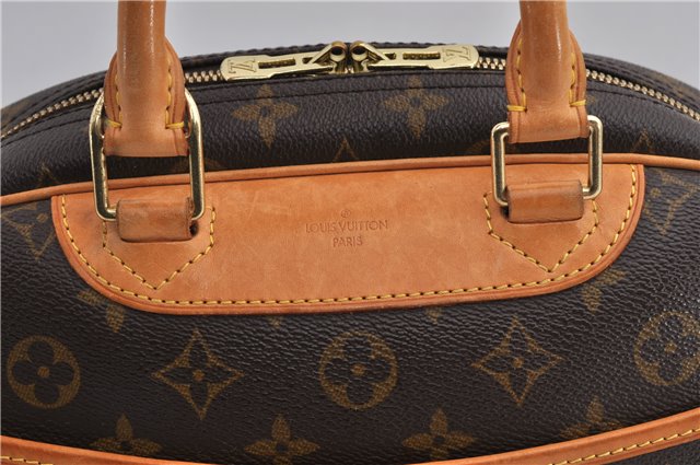 Authentic Louis Vuitton Monogram Trouville Hand Bag Purse M42228 LV 9720E
