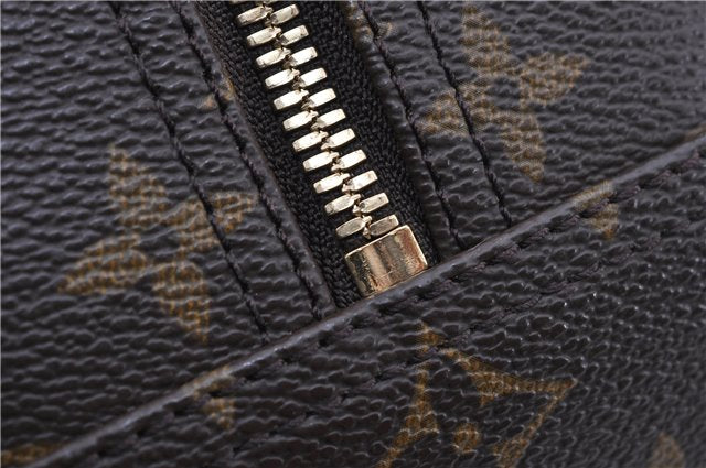 Authentic Louis Vuitton Monogram Trouville Hand Bag Purse M42228 LV 9720E