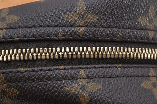 Authentic Louis Vuitton Monogram Trouville Hand Bag Purse M42228 LV 9720E