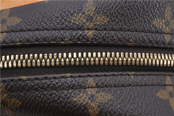 Authentic Louis Vuitton Monogram Trouville Hand Bag Purse M42228 LV 9720E