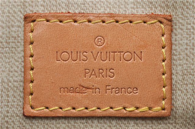 Authentic Louis Vuitton Monogram Trouville Hand Bag Purse M42228 LV 9720E