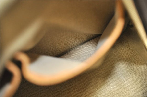 Authentic Louis Vuitton Monogram Trouville Hand Bag Purse M42228 LV 9720E