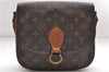 Auth Louis Vuitton Monogram Saint Cloud GM Shoulder Cross Bag M51242 LV 9721D