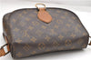 Auth Louis Vuitton Monogram Saint Cloud GM Shoulder Cross Bag M51242 LV 9721D
