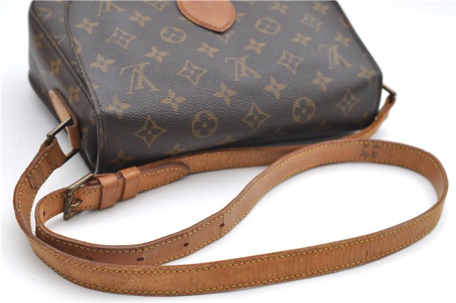Auth Louis Vuitton Monogram Saint Cloud GM Shoulder Cross Bag M51242 LV 9721D