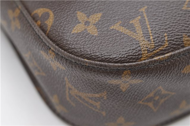 Auth Louis Vuitton Monogram Saint Cloud GM Shoulder Cross Bag M51242 LV 9721D