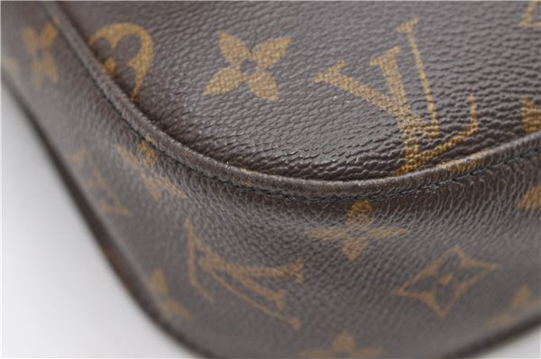 Auth Louis Vuitton Monogram Saint Cloud GM Shoulder Cross Bag M51242 LV 9721D