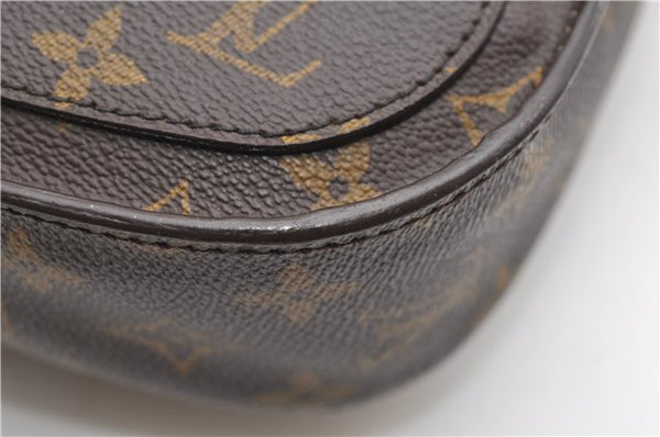 Auth Louis Vuitton Monogram Saint Cloud GM Shoulder Cross Bag M51242 LV 9721D