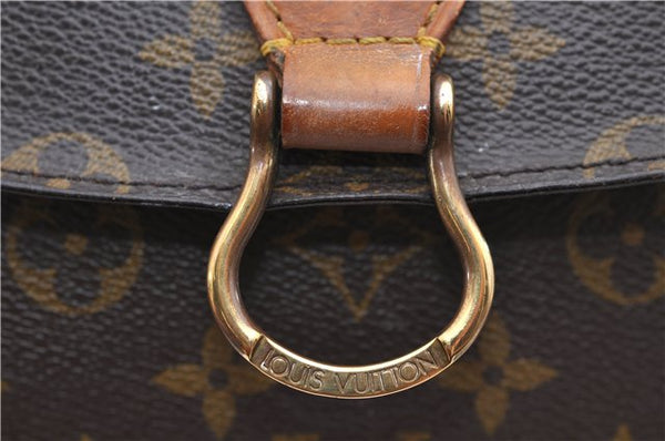 Auth Louis Vuitton Monogram Saint Cloud GM Shoulder Cross Bag M51242 LV 9721D