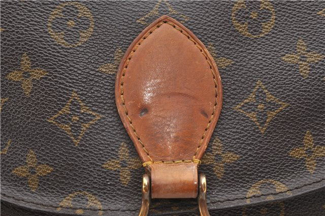 Auth Louis Vuitton Monogram Saint Cloud GM Shoulder Cross Bag M51242 LV 9721D