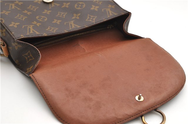 Auth Louis Vuitton Monogram Saint Cloud GM Shoulder Cross Bag M51242 LV 9721D