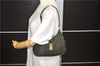 Authentic PRADA Nylon Leather Shoulder Hand Bag Purse Green Brown 9723C