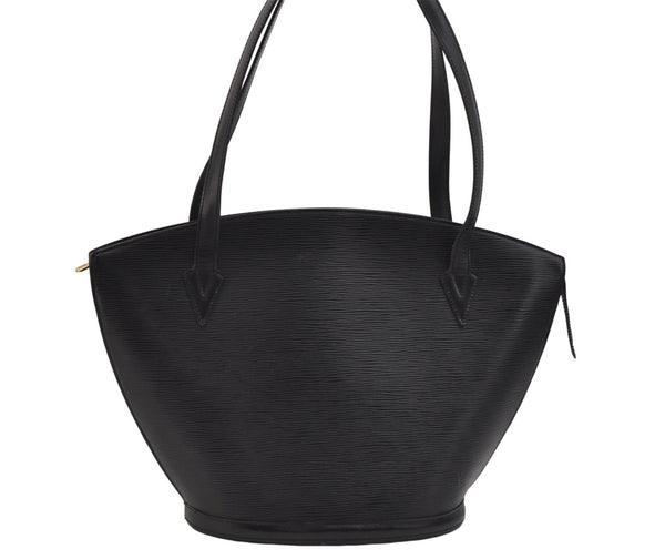 Auth Louis Vuitton Epi Saint Jacques Shopping Shoulder Bag Black M52262 LV 9723D