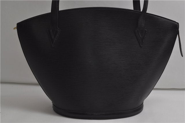Auth Louis Vuitton Epi Saint Jacques Shopping Shoulder Bag Black M52262 LV 9723D
