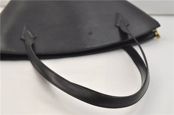 Auth Louis Vuitton Epi Saint Jacques Shopping Shoulder Bag Black M52262 LV 9723D