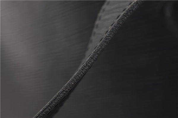 Auth Louis Vuitton Epi Saint Jacques Shopping Shoulder Bag Black M52262 LV 9723D