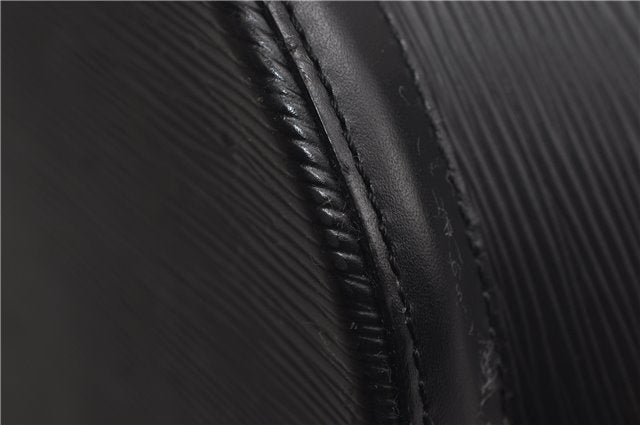 Auth Louis Vuitton Epi Saint Jacques Shopping Shoulder Bag Black M52262 LV 9723D