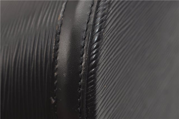 Auth Louis Vuitton Epi Saint Jacques Shopping Shoulder Bag Black M52262 LV 9723D