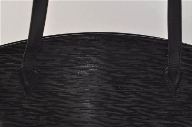 Auth Louis Vuitton Epi Saint Jacques Shopping Shoulder Bag Black M52262 LV 9723D
