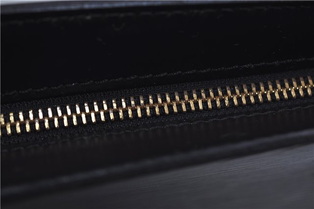 Auth Louis Vuitton Epi Saint Jacques Shopping Shoulder Bag Black M52262 LV 9723D