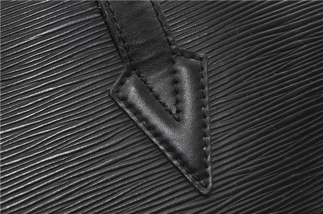 Auth Louis Vuitton Epi Saint Jacques Shopping Shoulder Bag Black M52262 LV 9723D