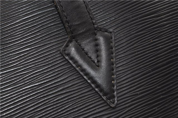 Auth Louis Vuitton Epi Saint Jacques Shopping Shoulder Bag Black M52262 LV 9723D