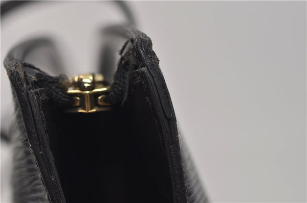 Auth Louis Vuitton Epi Saint Jacques Shopping Shoulder Bag Black M52262 LV 9723D