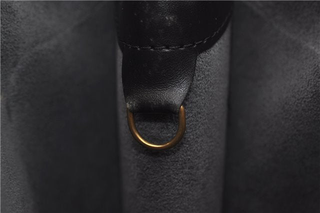 Auth Louis Vuitton Epi Saint Jacques Shopping Shoulder Bag Black M52262 LV 9723D