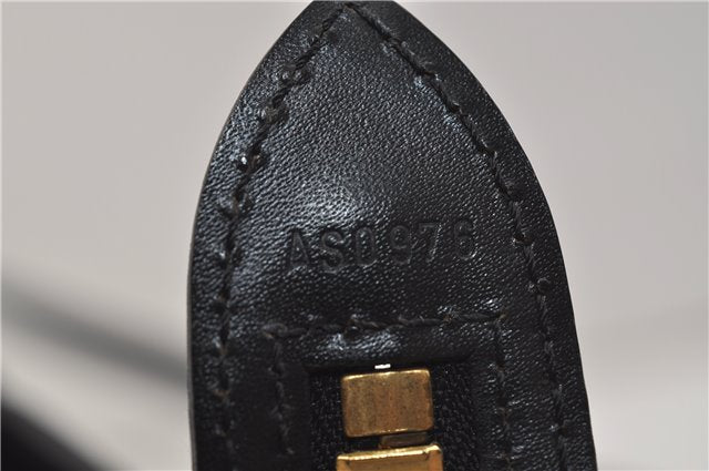 Auth Louis Vuitton Epi Saint Jacques Shopping Shoulder Bag Black M52262 LV 9723D