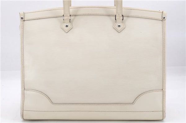Authentic Louis Vuitton Epi Madeleine GM White Shoulder Bag M5934J LV 9725D