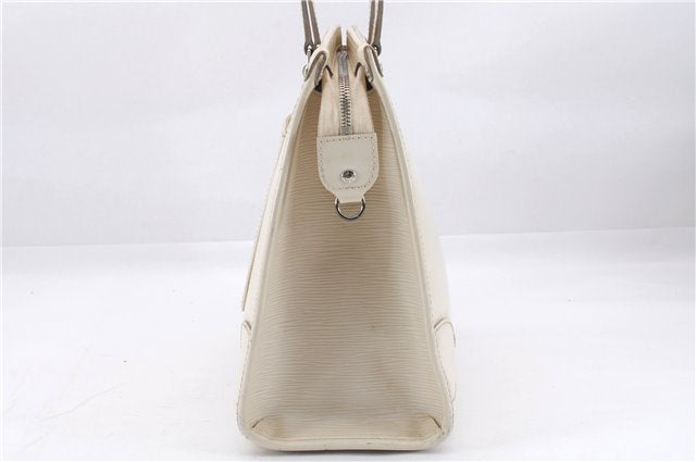 Authentic Louis Vuitton Epi Madeleine GM White Shoulder Bag M5934J LV 9725D