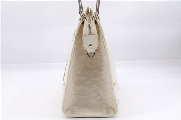Authentic Louis Vuitton Epi Madeleine GM White Shoulder Bag M5934J LV 9725D