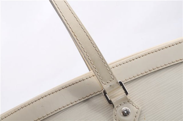 Authentic Louis Vuitton Epi Madeleine GM White Shoulder Bag M5934J LV 9725D