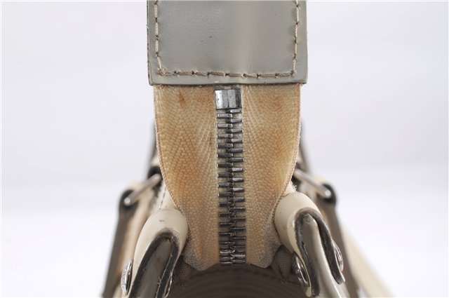 Authentic Louis Vuitton Epi Madeleine GM White Shoulder Bag M5934J LV 9725D