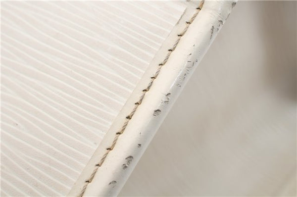 Authentic Louis Vuitton Epi Madeleine GM White Shoulder Bag M5934J LV 9725D