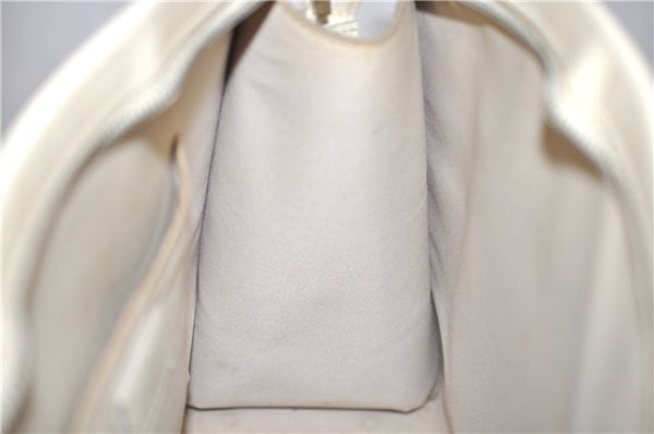 Authentic Louis Vuitton Epi Madeleine GM White Shoulder Bag M5934J LV 9725D