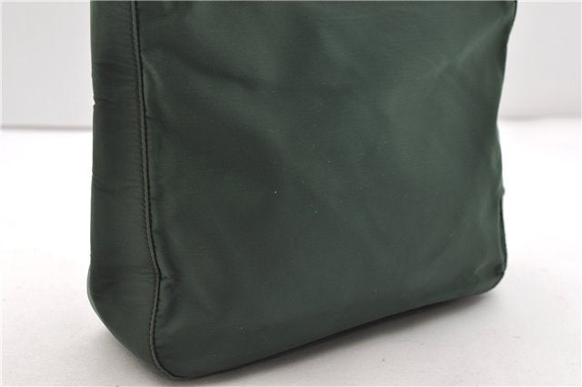 Authentic PRADA Nylon Shoulder Hand Bag Purse Green 9726C