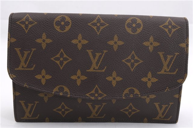Authentic Louis Vuitton Monogram Pochette Rabat Clutch Hand Bag M51934 LV 9727E