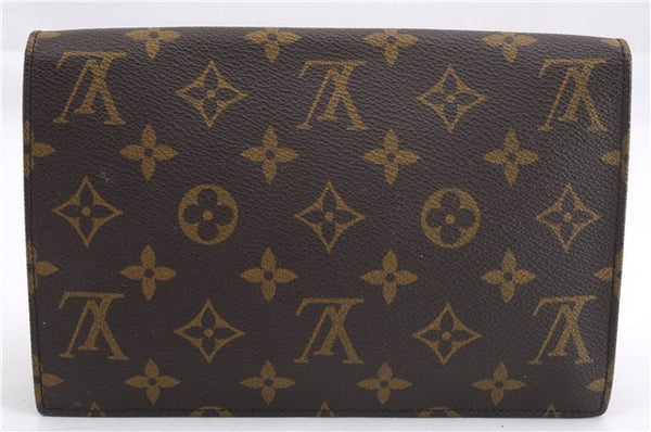 Authentic Louis Vuitton Monogram Pochette Rabat Clutch Hand Bag M51934 LV 9727E