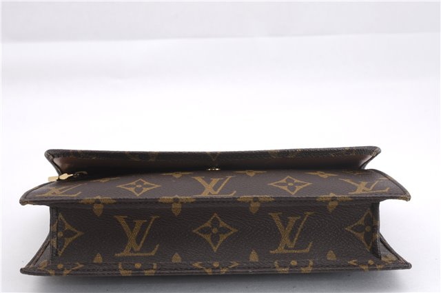 Authentic Louis Vuitton Monogram Pochette Rabat Clutch Hand Bag M51934 LV 9727E